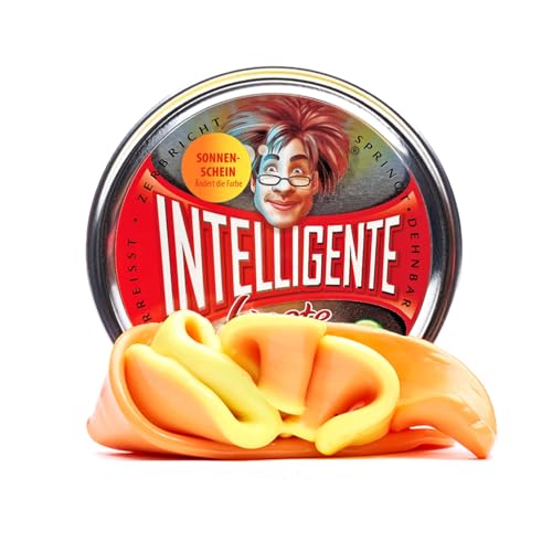 Intelligente Knete - Das Original! Sonnenschein - Ändert die Farbe bei Wärme - Kinderknete und Therapieknete in einem - Besser als jeder Stressball! Für Kinder und Erwachsene (Große Dose, 80g) Intelligente Knete - Das Original! Sonnenschein - Ändert die Farbe bei Wärme - Kinderknete und Therapieknete in einem - Besser als jeder Stressball! Für Kinder und Erwachsene (Große Dose, 80g) von Intelligente Knete