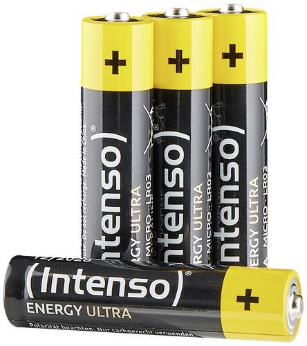 Intenso 7501414 Micro (AAA)-Batterie Alkali-Mangan 1250 mAh 1.5V 4St. von Intenso