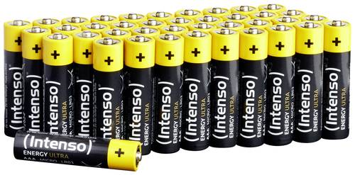 Intenso 7501510 Micro (AAA)-Batterie Alkali-Mangan 1250 mAh 1.5V 40St. von Intenso