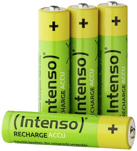 Intenso 7505114 Micro (AAA)-Akku NiMH 850 mAh 1.2V 4St. von Intenso