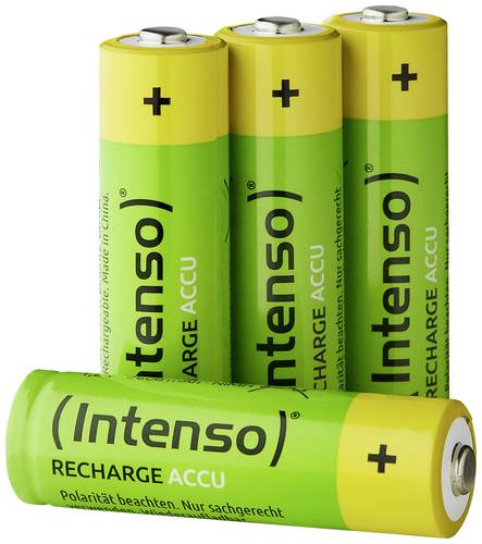 Intenso 7505524 Mignon (AA)-Akku NiMH 2100 mAh 1.2V 4St. von Intenso