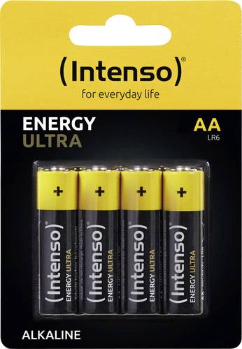 Intenso Energy Ultra Mignon (AA)-Batterie Alkali-Mangan 2600 mAh 1.5V 4St. von Intenso