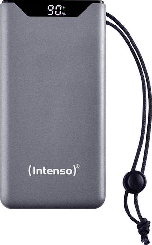 Intenso F20000 Powerbank 20000 mAh Quick Charge, USB PD LiPo USB-A, USB-C® Grau von Intenso