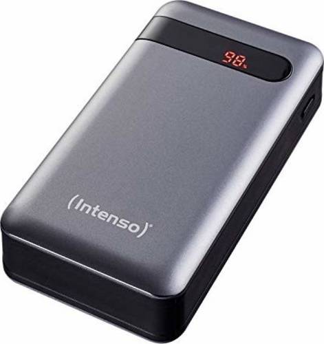 Intenso PD20000 Powerbank 20000 mAh Quick Charge 3.0, USB PD 3.0 LiPo Schwarz Statusanzeige von Intenso