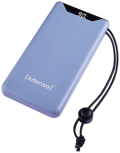 Intenso F10000 Powerbank 10000 mAh Quick Charge, USB PD LiPo USB-A, USB-C® Blau Statusanzeige von Intenso