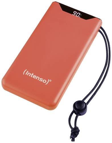 Intenso F10000 Powerbank 10000 mAh Quick Charge, USB PD LiPo USB-A, USB-C® Orange Statusanzeige von Intenso