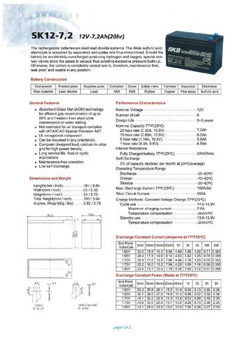 Intercable EA24-1 701327 Ersatz-Akku 24V 14.4Ah Blei-Säure von Intercable