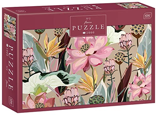 Interdruk PUZ1000FLO2 Puzzle, Blumen Nr. 2 von Interdruk