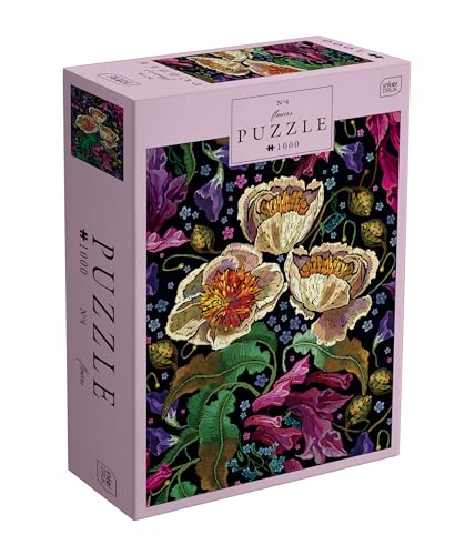 Interdruk PUZ1000FLO4 Blumen Puzzle, Farbenfrohes Design, 67 x 48 cm von Interdruk