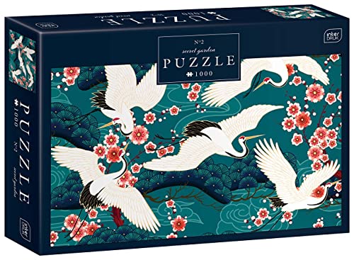 Interdruk PUZ1000SG2 Vögel Puzzle, Secret Garden No. 2 von Interdruk