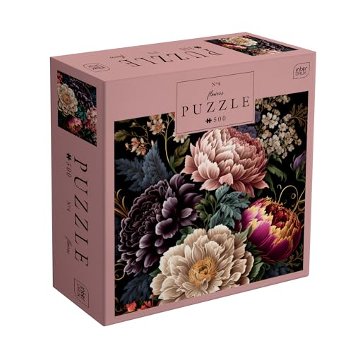 Interdruk PUZ500FLO4 Blumen Puzzle, Farbenfrohes Design, 47 x 33 cm von Interdruk