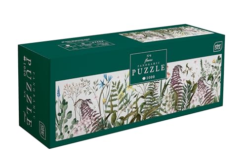 Interdruk PUZPA1000FLO4 Blumen Puzzle, Farbenfrohes Design, 96 x 32 cm von Interdruk