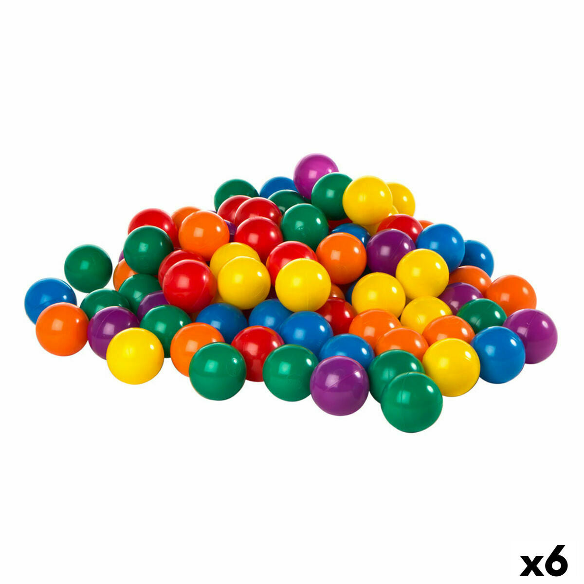 Bälle Intex FUN BALLZ 100 Stücke 6,5 x 6,5 x 6,5 cm (6 Stück) von Intex