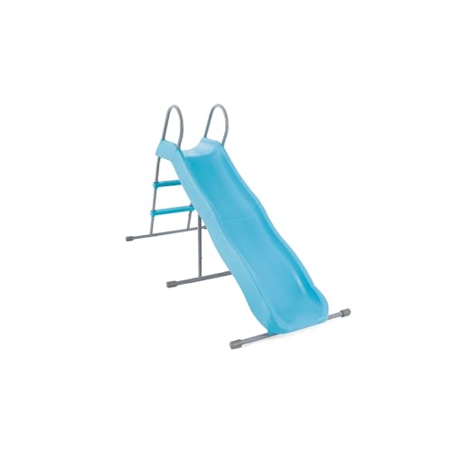 Intex 44106 Gartenrutsche für Kinder, Stahl und Kunststoff, hellblau, 196 x 84 x 119 cm von Intex