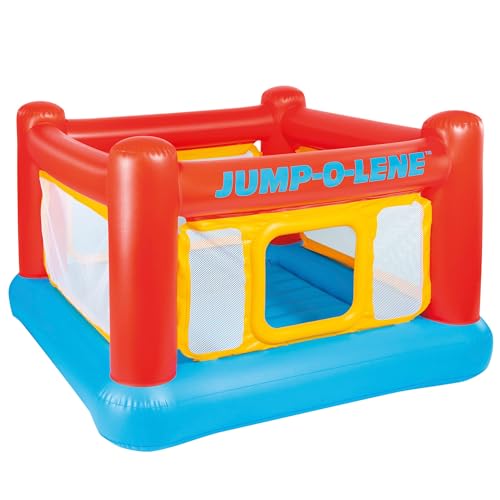 Intex 48260NP – Spielhaus Jump-O-Lene, Vinyl, Mehrfarbig, 174 x 174 x 112 cm von Intex