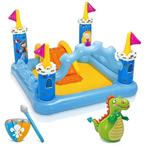 Intex 57138 - Spielcenter mit Wasserstrahlen, Schlossform, 185 x 152 x 107 cm von Intex