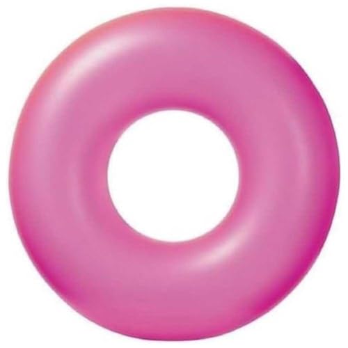 Intex 59262NP - Aufblasbarer Schwimmring Neon Assortiert, Vinyl, Mehrfarbig, 91 cm von Intex