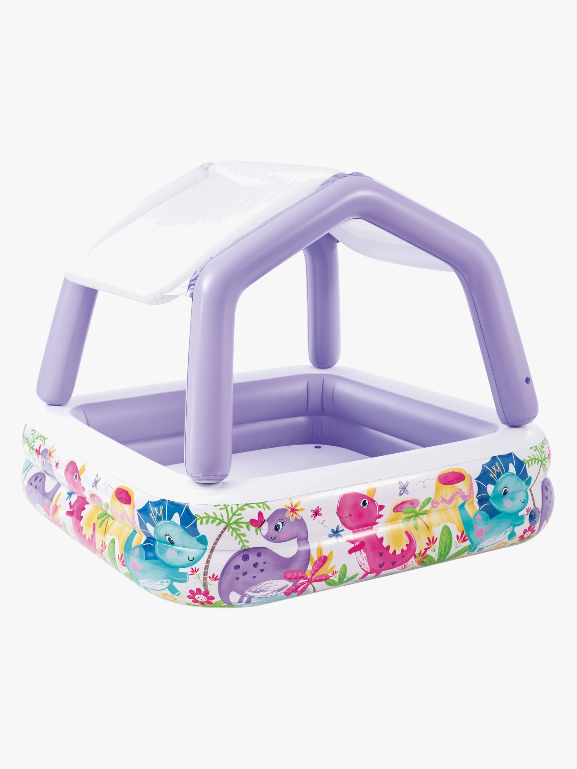 Intex Planschbecken mit Sonnenschutz, Lila, Kinderpool Intex Planschbecken mit Sonnenschutz, Lila, Kinderpool von Intex