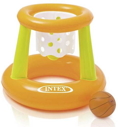 Intex Poolgame  Floating Hoops  mit Basketball-Korb + Ball, 67x55cm von Intex