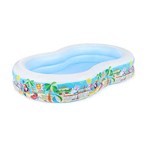 Intex 56490NP - Aufblasbarer Pool Paradise, Vinyl, Mehrfarbig, 262x160x46 cm von Intex