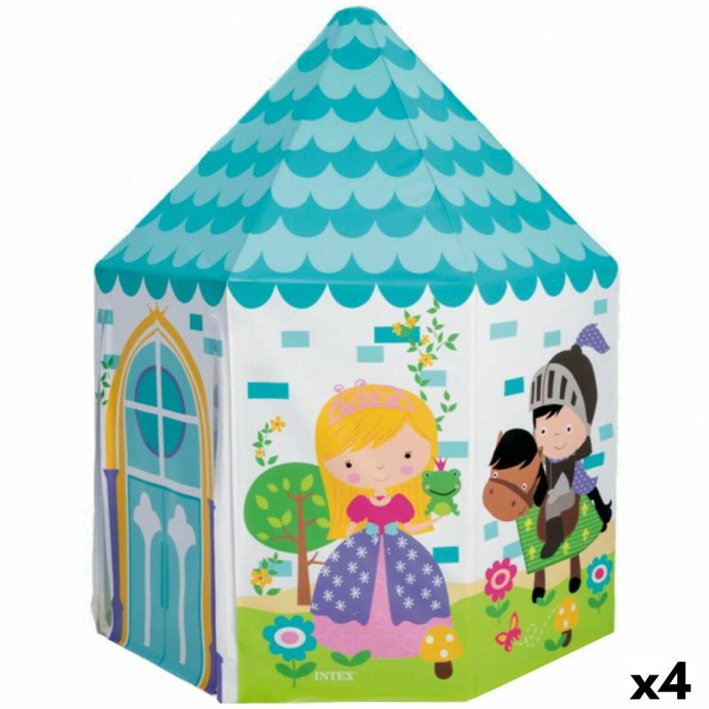 Kinderspielhaus Intex Prinzessin 104 x 104 x 130 cm (4 Stück) von Intex