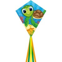 INVENTO 102118 Ecoline: Kinderdrachen Eddy Sea Turtle Drachenschwanz 70 cm von Invento