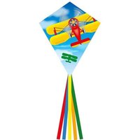 INVENTO 102125 Kinderdrachen Ecoline: Eddy Classic Biplane 70 cm von Invento