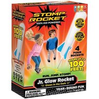 INVENTO 365044 Stomp Rocket Jr. Glow, 4 Raketen von Invento