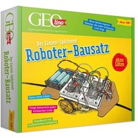 INVENTO 504225 Franzis: GEOlino Roboter-Bausatz - Linienspürhund zum Stecken von Invento