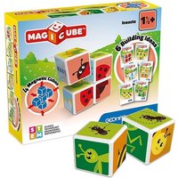 Invento 507013 - GEOMAG MAGICUBE Insects, Magnetisches Aufbausystem, 4 Würfel von Invento