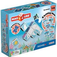 Invento 507017 - Geomag Magicube Printed Sea Animals + Cards 11 pcs, Magnetspielzeug von Invento