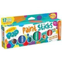 Paint Pop: Paint Sticks 12-Pack (klassische Farben) von Invento