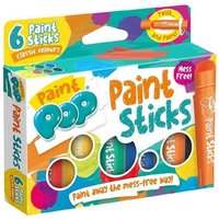 Paint Pop: Paint Sticks 6-Pack (klassische Farben) von Invento