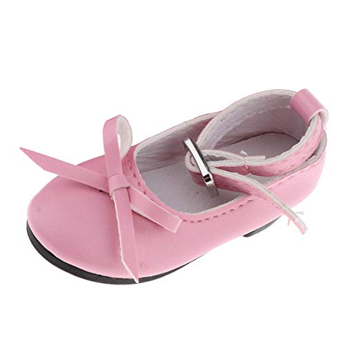 Inzopo Lovely Leather Princess Leisure Shoes For 1/3 BJD Dress Up Accessory - Pink, as described Pink von Inzopo