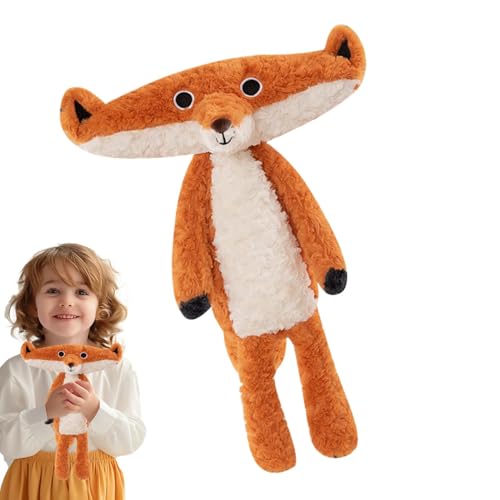 Animal Stuffed Animal, Plush Toys, Soft and Plush Material Provides a Comforting Experience, for Children, Teens, and Adults, Display on Your Bed, Orange von Iouyjiu