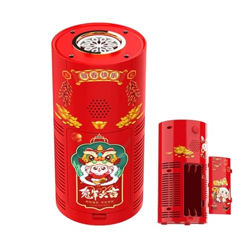 Chinesischer New Year Firework Bubble Blower | Automatischer Elektrischer Bubble Maker mit 20 Löchern | Spring Festival Decoration for Lunar New Year | Fun Bubble Blower for New Year Celebration von Iouyjiu