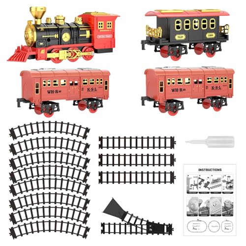 Christmas Train Toy, Boys Train Set, Kids Electric Train, Railway Adventure Kit, Fun Toy Zug, Playset Kit, Interactive Zug Set, Railway Kit Christmas Toy for Girls von Iouyjiu