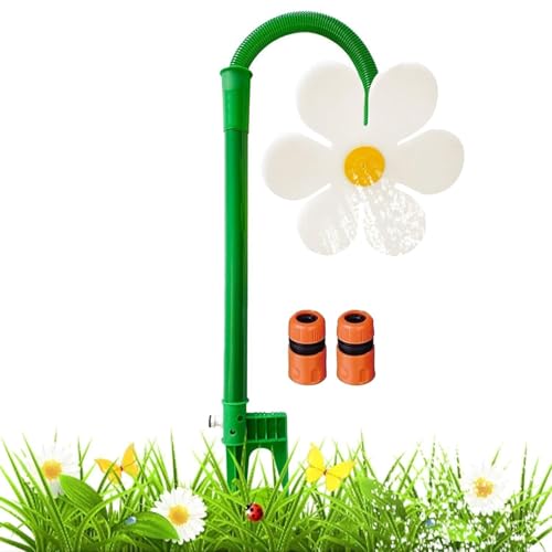 Daisy Sprinkler - Daisy Flower Sprinkler für Kinder im Freien im Freien | 360 Grad rotierendes Yards Wasserspielzeug und Bewässerungsinstrument, Hinterhofspiel für Gartendekor, Kinder und Hunde, 1 Set Daisy Sprinkler - Daisy Flower Sprinkler für Kinder im Freien im Freien | 360 Grad rotierendes Yards Wasserspielzeug und Bewässerungsinstrument, Hinterhofspiel für Gartendekor, Kinder und Hunde, 1 Set von Iouyjiu