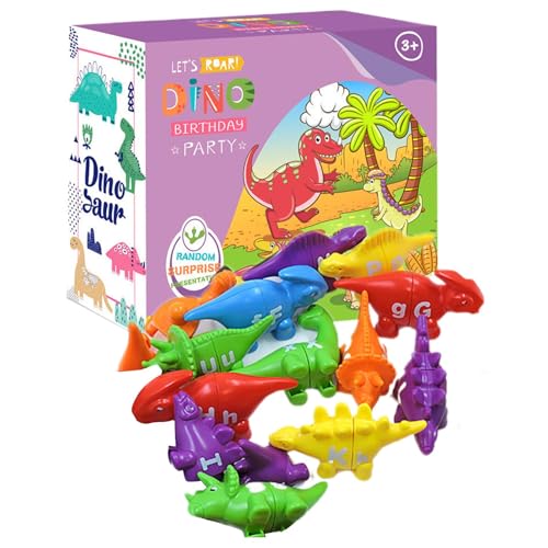 Dinosaur Matching Game, Preschool Learning Toys, Alphabet Matching Dino, Sorting and Stacking Toys, Educational Matching Games, Alphabet Recognition Toy, Kids Dinosaur Games for Letter Recognition von Iouyjiu