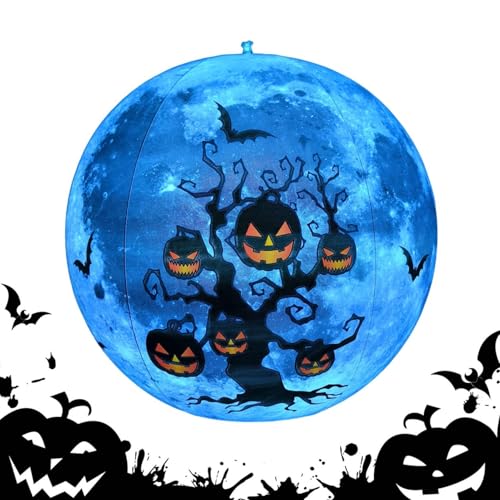 Halloween Inflatable Balls, Waterproof Halloween Pumpkin Balls, Inflatable Pumpkin Decorations for Halloween, Thick Inflatable Pumpkin Balls 23.62" for Home, School, Garden von Iouyjiu