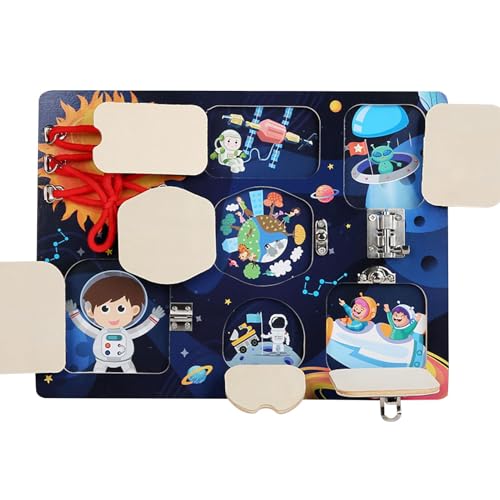 Interactive Sensory Activity Board, Durable Sensory Learning Toys, Educational Toddler Travel Toys, Educational Activity Board for Travel and Toddler Activities, Enhancing Preschool Learning von Iouyjiu