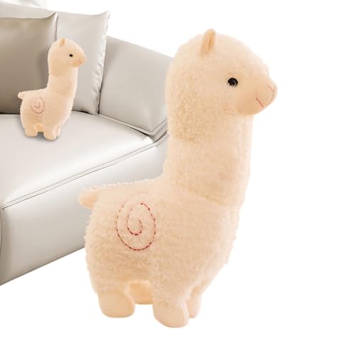 Iouyjiu Alpaca Plush, Llama Pillow, Realistic Design, Stuffed Animal Toys, Sturdy and Safe Llama Cuddle Pillow, Hugging Pillows for Children and Pet Lovers, 11.02 Inches von Iouyjiu