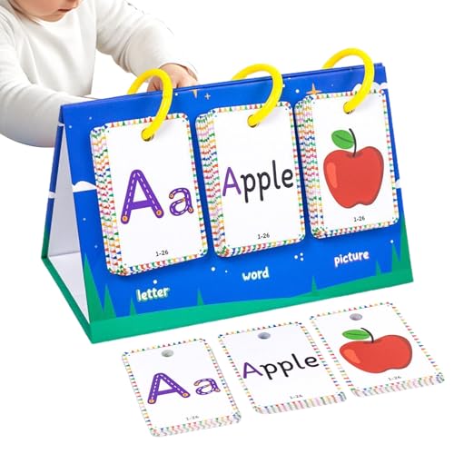 Iouyjiu Alphabet Lernkarten Bildungsspiel - Lernkartenset Lehrmittel,Tragbares Lernspielzeug Für Kinder 3-8 Jahre Entwickeln Fähigkeiten Schule Zuhause Unterwegs Iouyjiu Alphabet Lernkarten Bildungsspiel - Lernkartenset Lehrmittel,Tragbares Lernspielzeug Für Kinder 3-8 Jahre Entwickeln Fähigkeiten Schule Zuhause Unterwegs von Iouyjiu