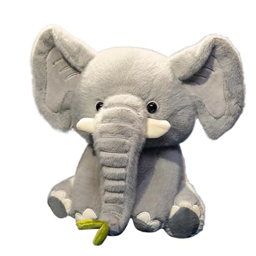 Iouyjiu Big Ears Elefanten-Plüschtier, Plüsch-Elefant mit Plüsch, niedliches Elefantenspielzeug, Plüschtier für Kinder, Kleinkinder, Babyparty-Präsentationen (Pink, Grau) von Iouyjiu