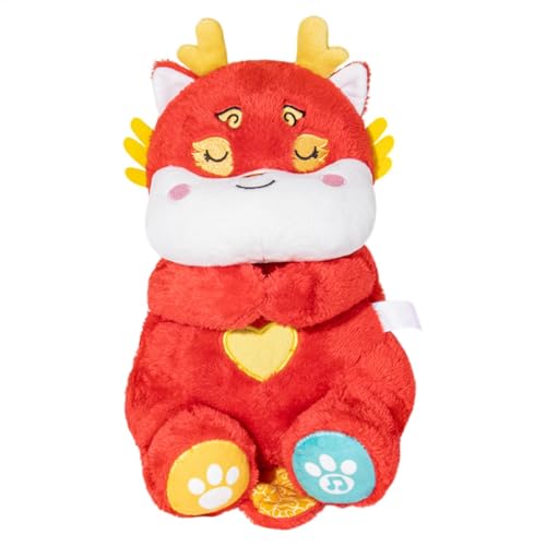 Iouyjiu Breathing Plüschtier, Dragon Shape Plüsch, Soothing Stuffed Tier, Breathing Animal Toy, Dragon Plush Toy, Soft Animal Toy, Sleeping Breathing Plush Dragon for Children von Iouyjiu