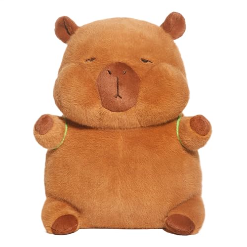 Iouyjiu Capybara-Stofftier, Capybara-Plüschkissen, Tier-Plüschpuppen, Weiches Stofftier Mit Entzückendem Capybara-Design Für Betten, Sofas Und Schreibtische Als Gemütliche Dekoration (1 Stück) von Iouyjiu