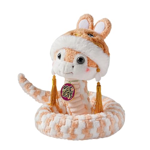 Iouyjiu Chinesisches New Year Decoration, Lucky Snake Plüschtier, Snake New Year Toy, Snake Plush for Home, Plush Snake Toy, Chinesische Snake New Year, Year of The Snake Plush for Festival von Iouyjiu