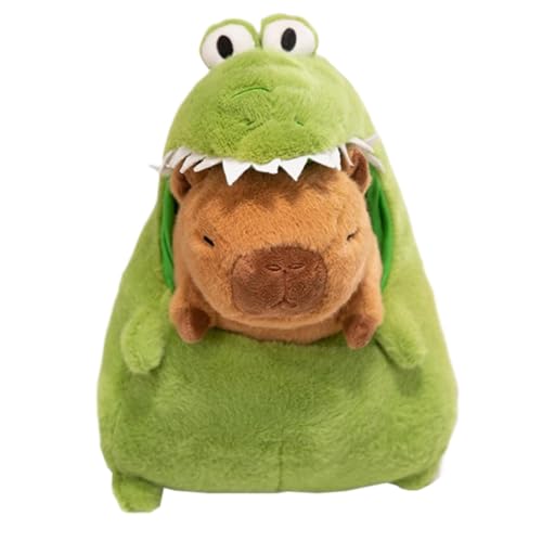 Iouyjiu Cute Capybara Plüschtier, Krokodil Capybara Puppe, niedliches Capybara Stuffed Toy, Krokodil Capybaras Stuffed Toy für Mädchen, Kinder, Zuhause, Schlafzimmer, Wohnzimmer von Iouyjiu