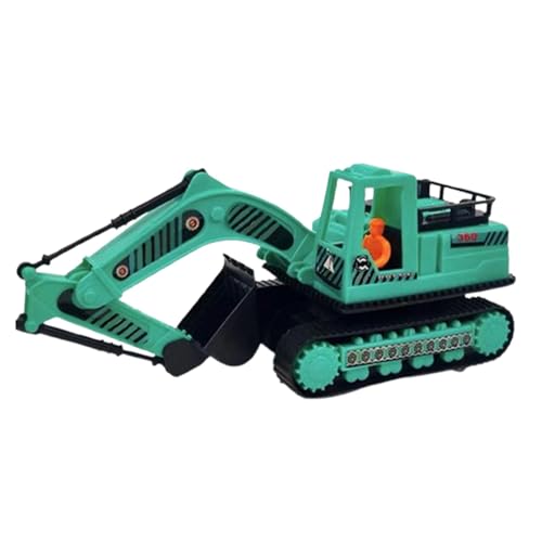 Iouyjiu Excavator Push Car, Kinderspielzeug Bagger, Push and Go Konstruktionsspielzeug, mit beweglichen Dichtungen, realistische Simulation Bagger für Hinterhof, Garten, 20,5 cm von Iouyjiu