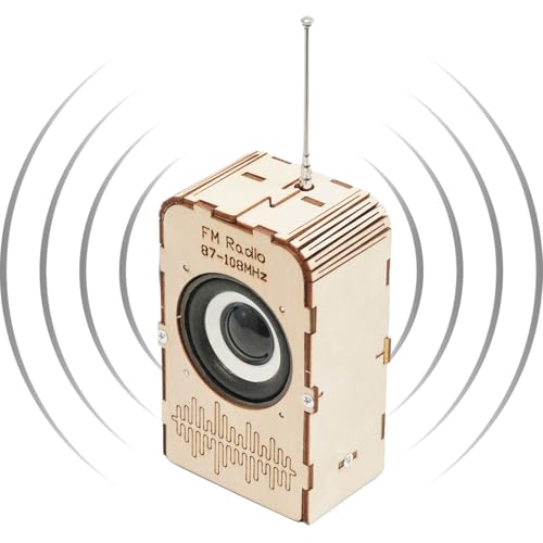 Iouyjiu FM-Radio-Set – Elektronisches Projekt-Set aus Holz | Wissenschaftliche Lernspiele für Geburtstage, Ostern, Weihnachten, Jugendliche Iouyjiu FM-Radio-Set – Elektronisches Projekt-Set aus Holz | Wissenschaftliche Lernspiele für Geburtstage, Ostern, Weihnachten, Jugendliche von Iouyjiu